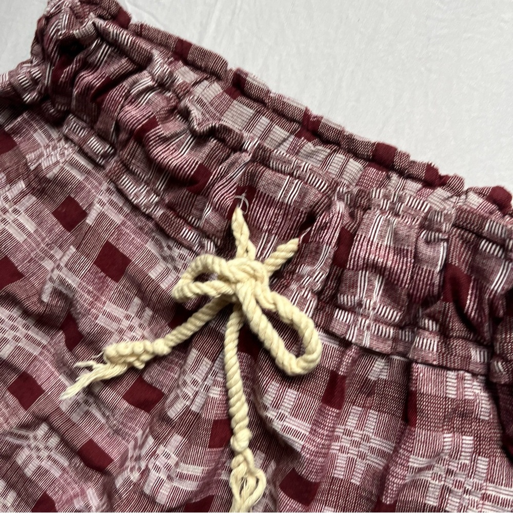 Plaid Wide Leg Pants - Picture 5 of 7